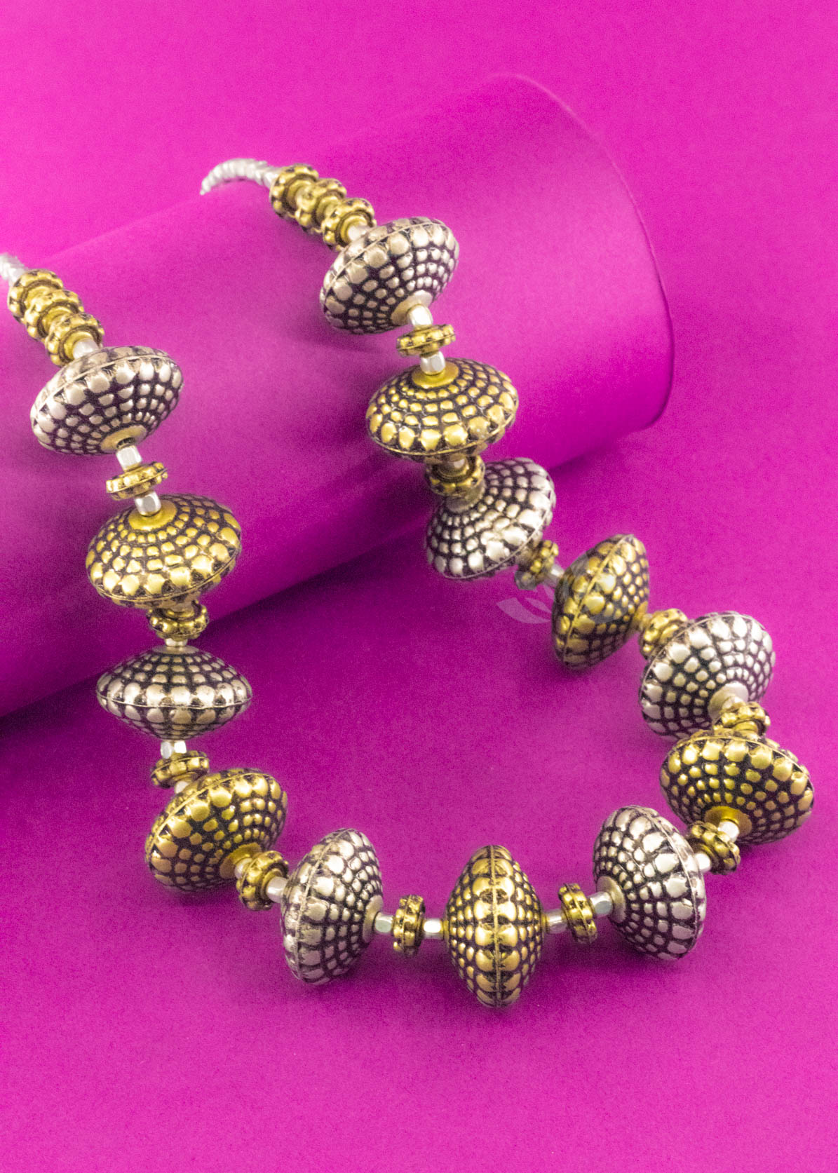 Tribal Brass Dual Tone Neckpiece