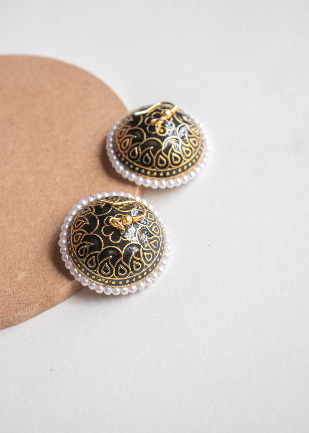Meenakari Jhumka Earrings