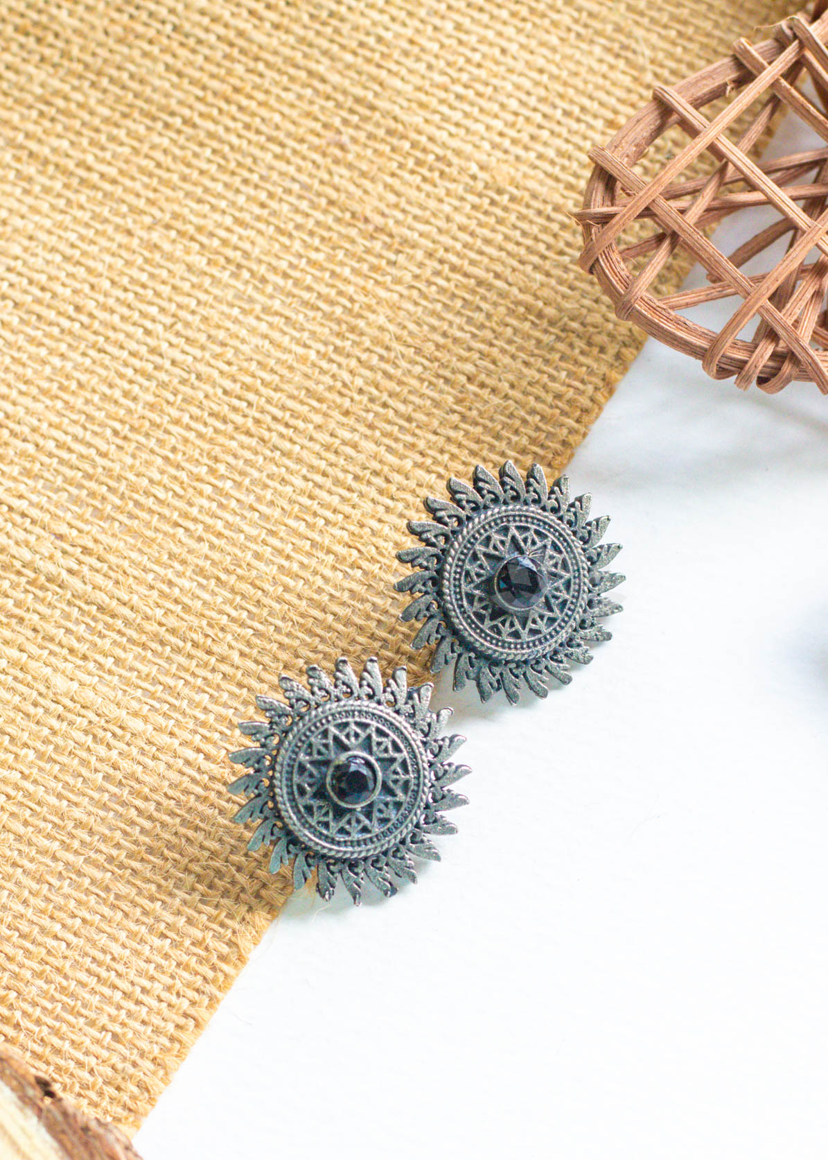 Silver Lookalike Stud Earrings