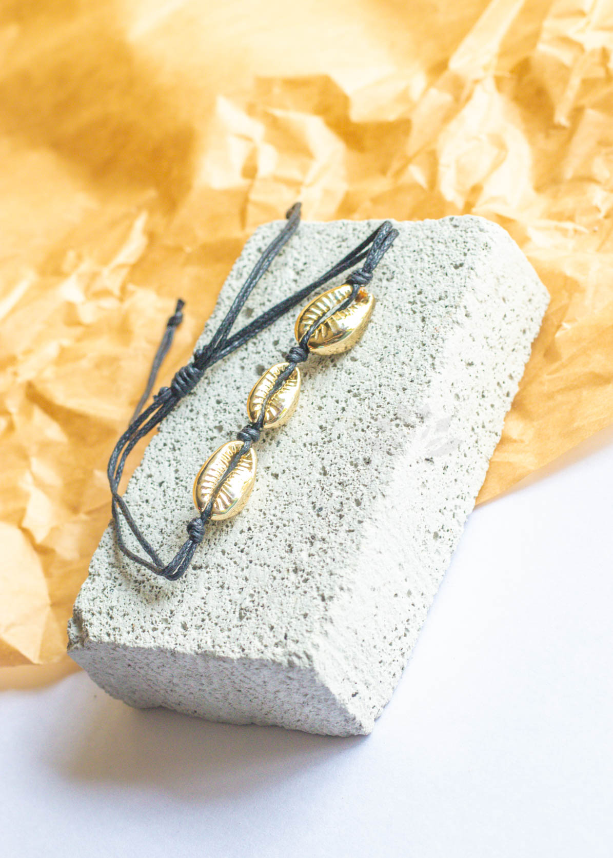Shell Thread Adjustable Bracelet/Anklet