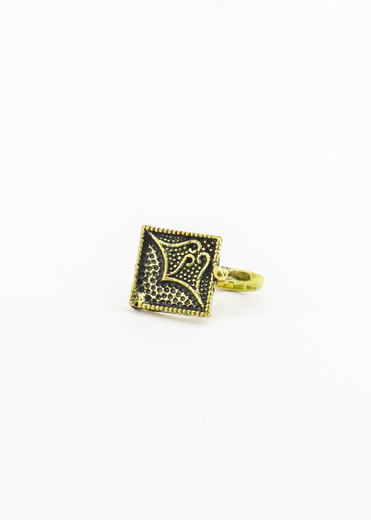 Gold Clip On Nosering (Press One)