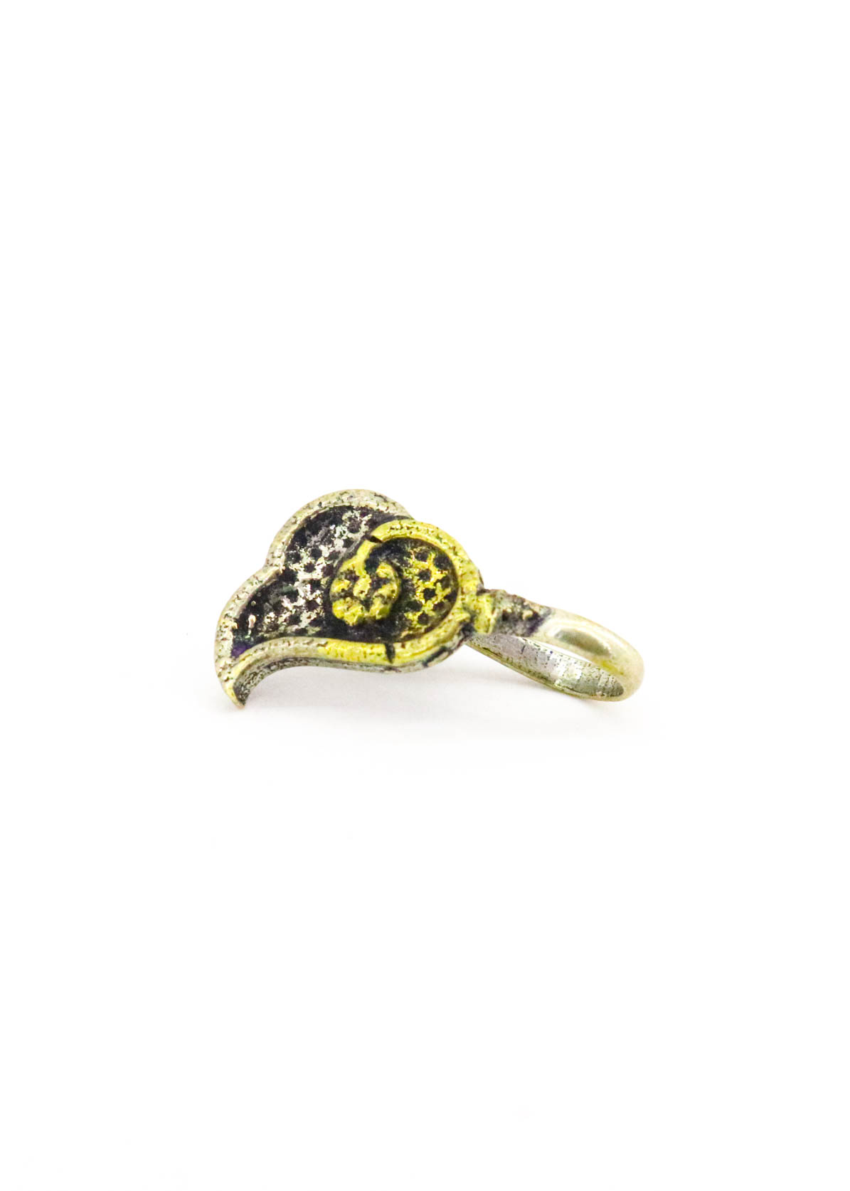 Gold & Silver Leaf Clip On Nosering (Press One)
