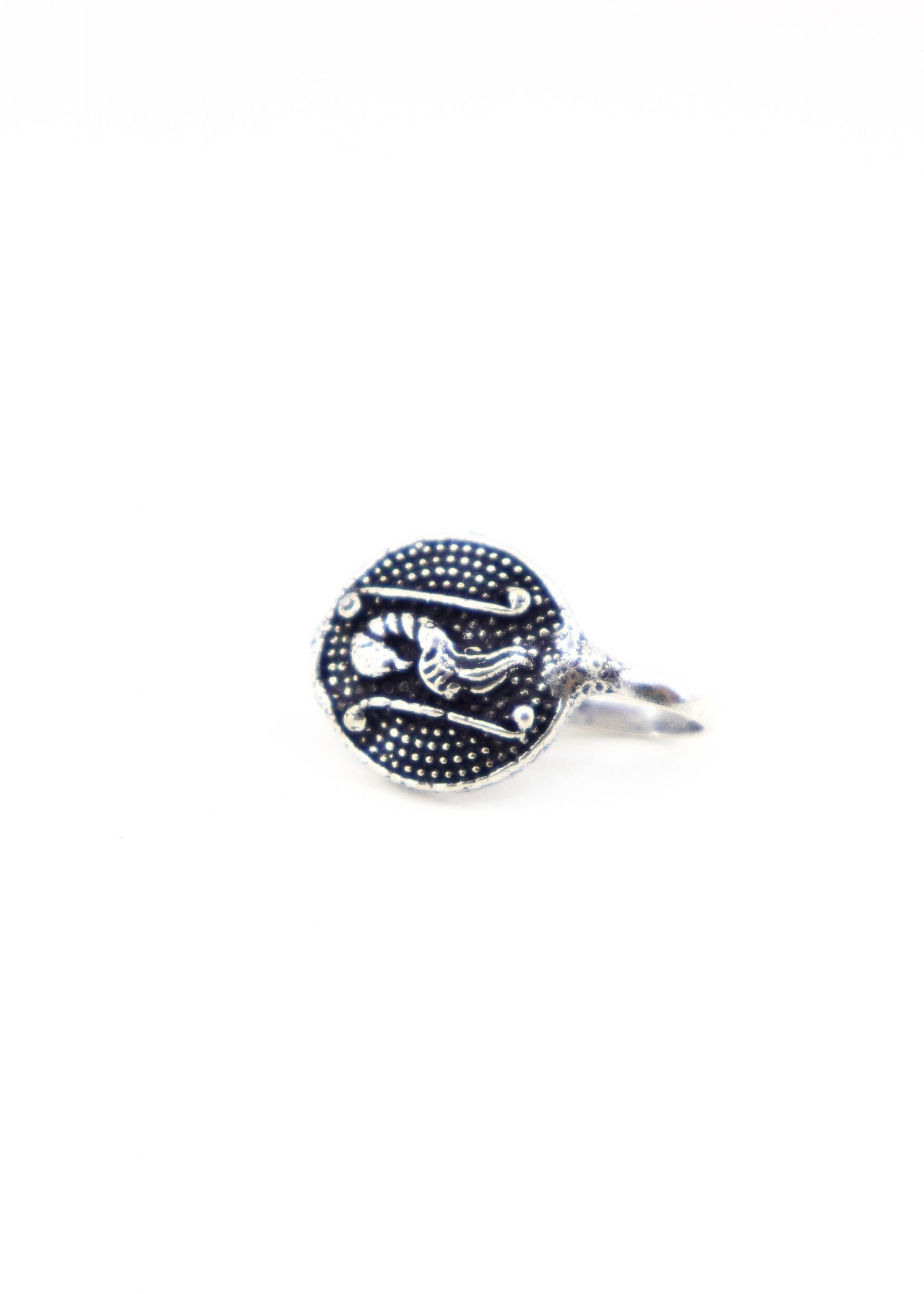 Silver Clip On Nosering (Press One)