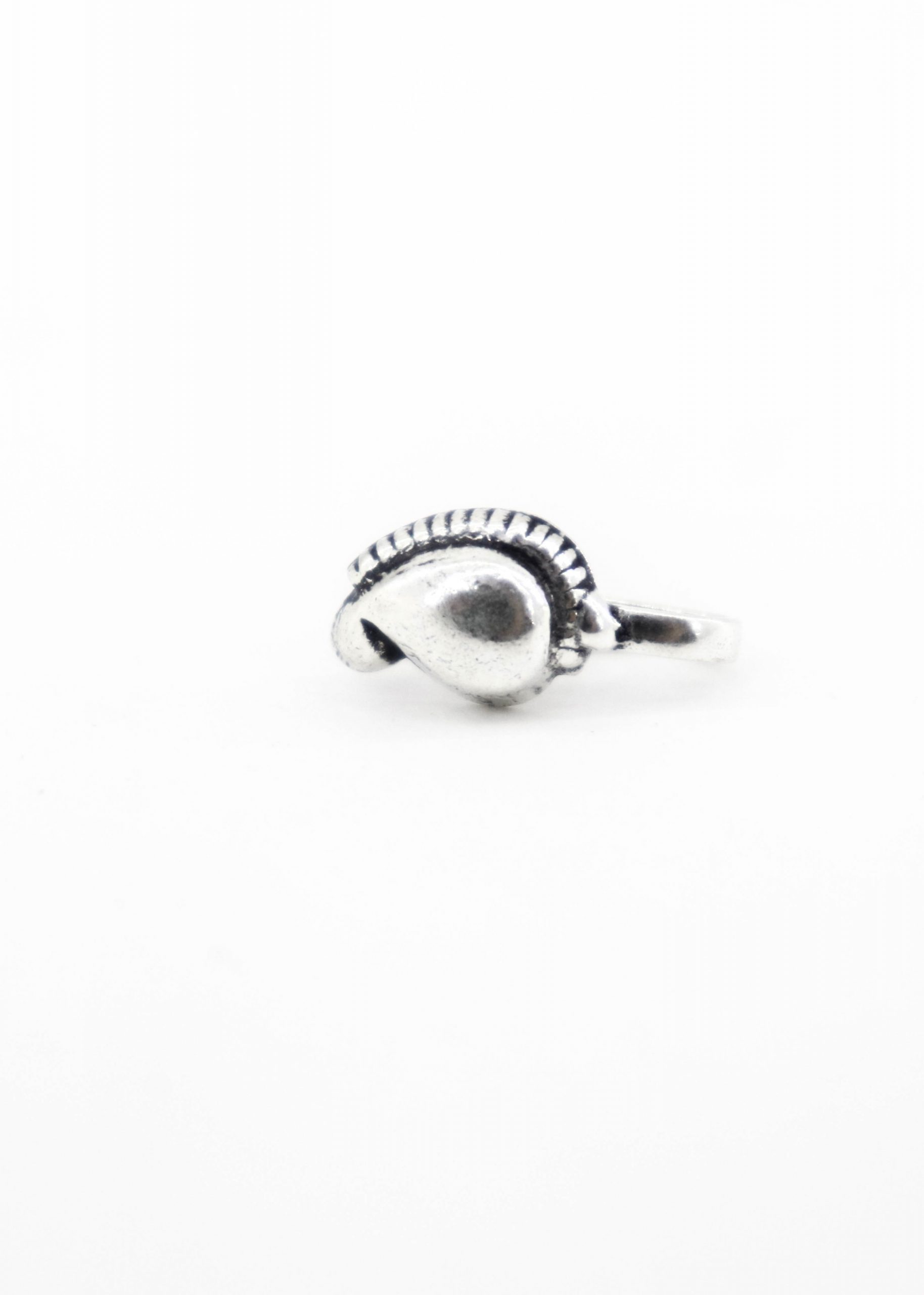 Silver Clip On Nosering (Press One)