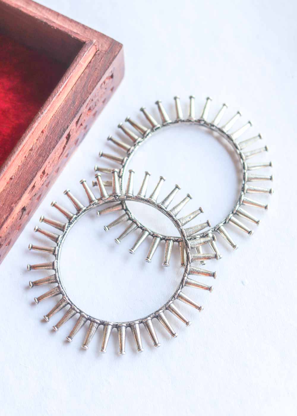 Silver Tribal Bangles