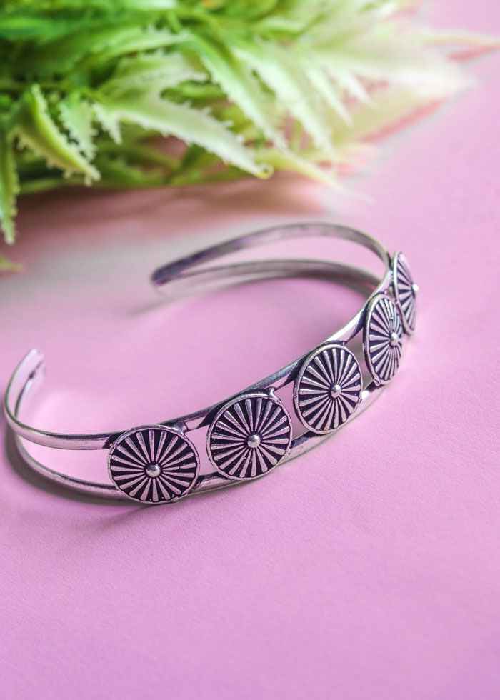 Chakra Oxidised Bracelet/Kada