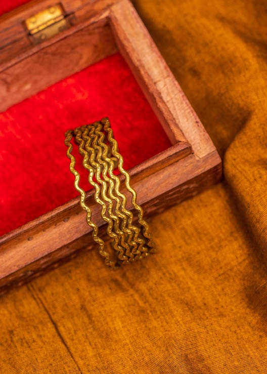 Gold Brass Bracelet/Kada